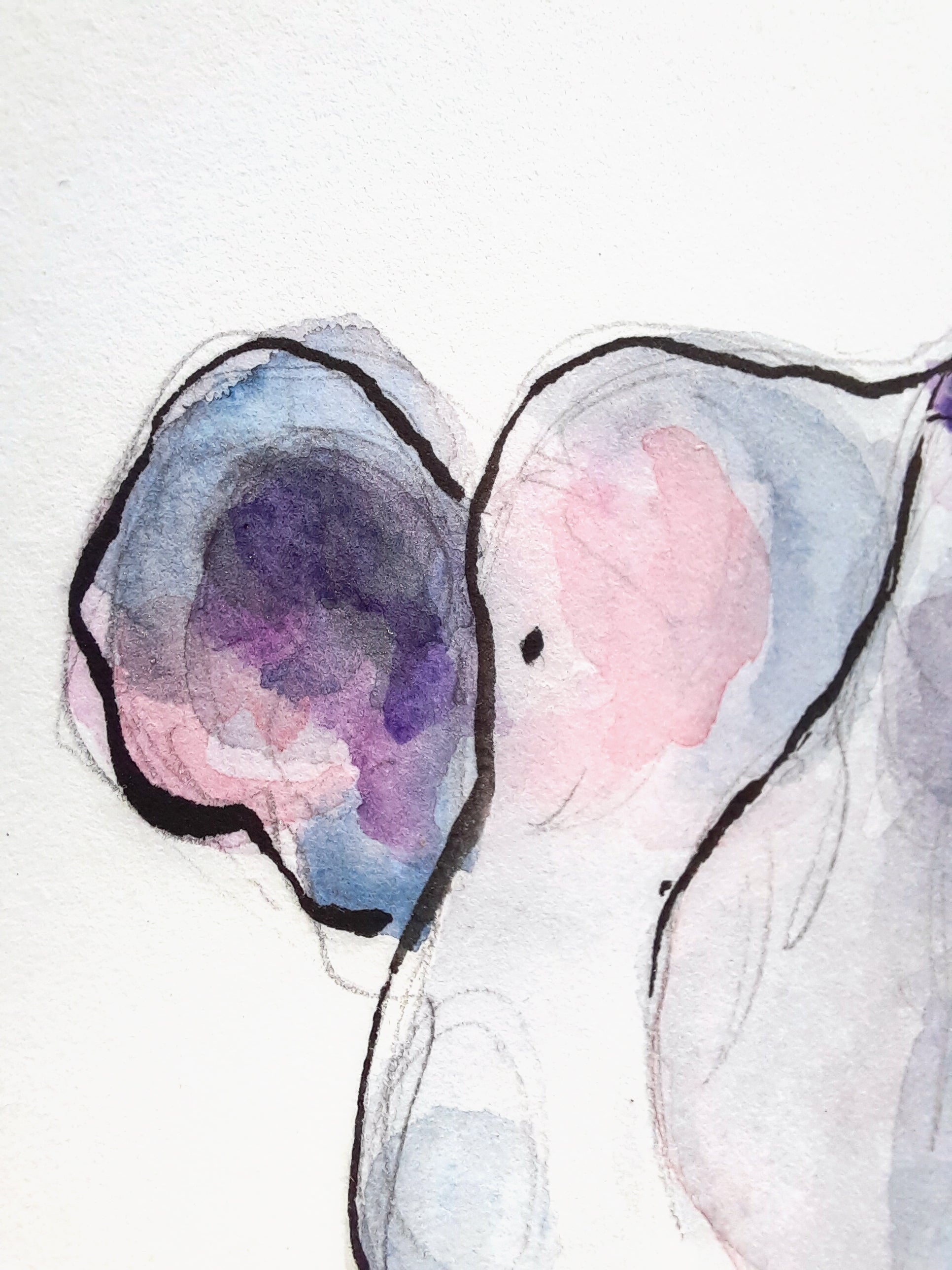Hippo Original Painting