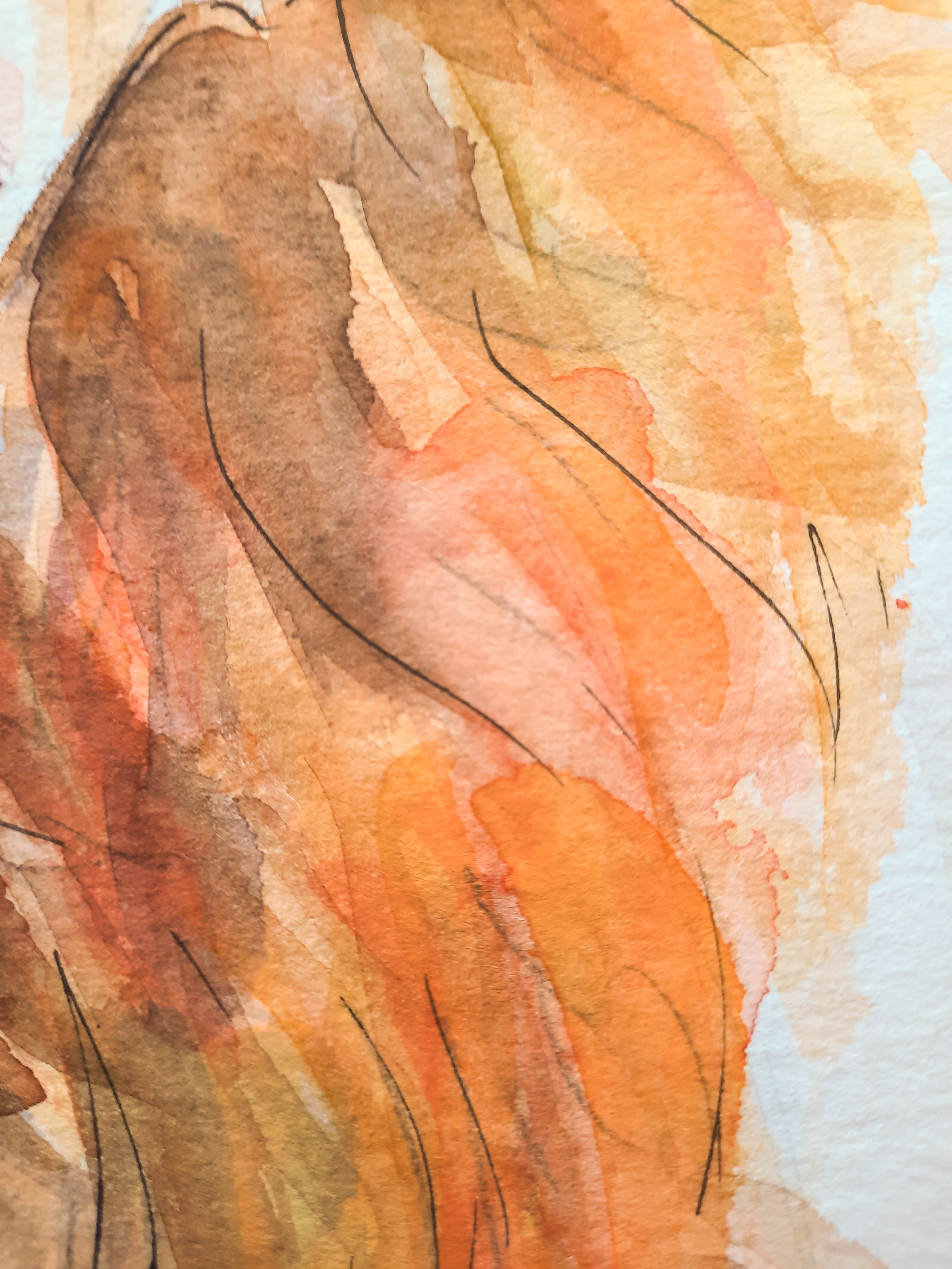 Lion & Cub Original Painting