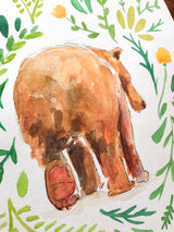 Bear on a Jaunt Original Painting