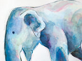Elephants Original Painting