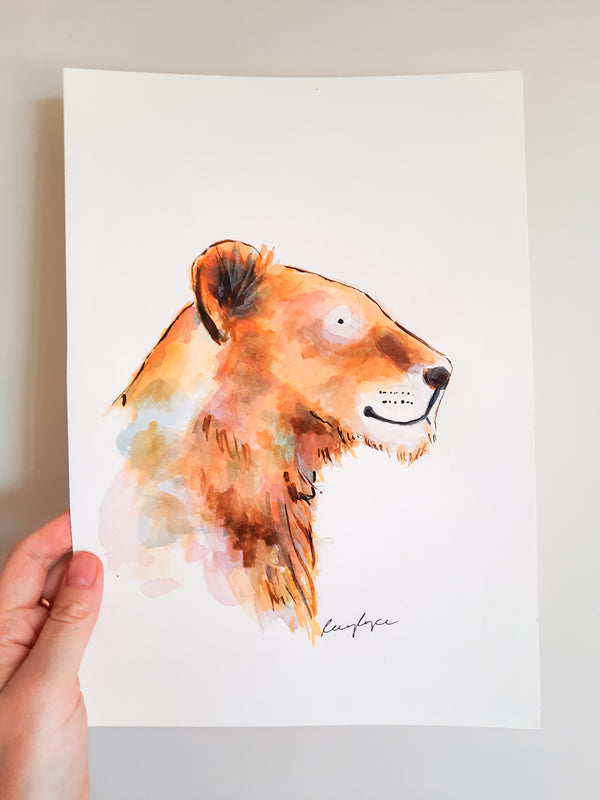 Lioness Original Painting