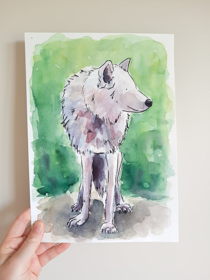 Wolf Original Painting