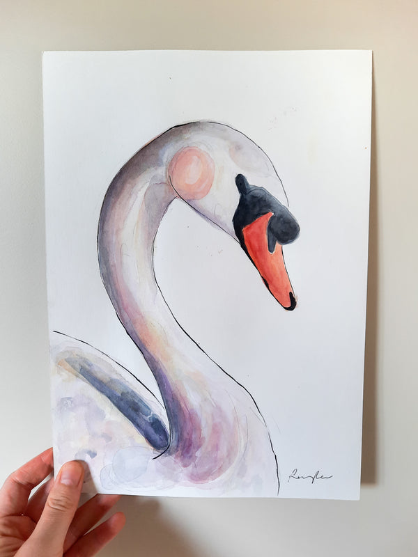 Swan Original Painting