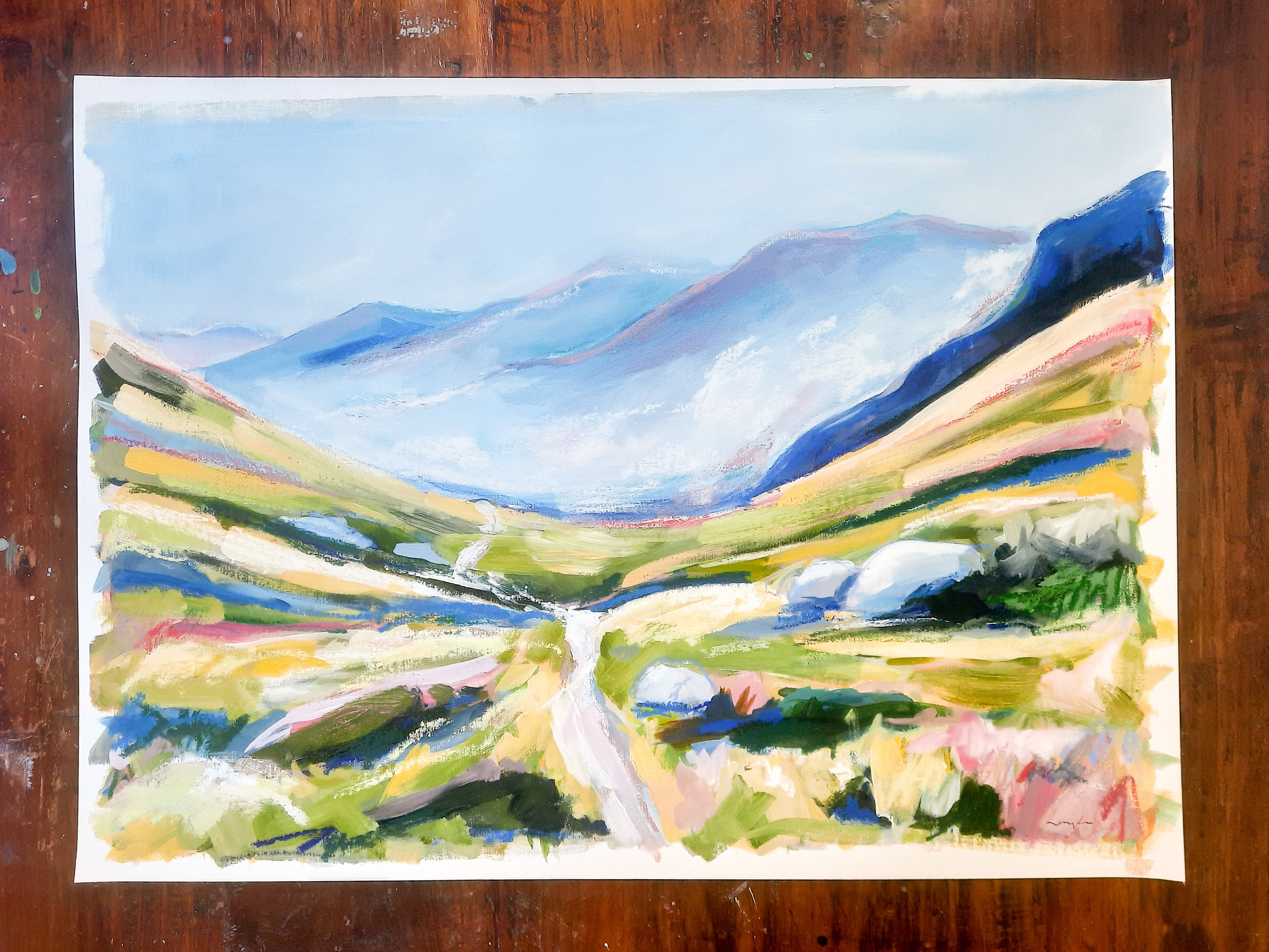 Alpine Valley  //  Original Painting