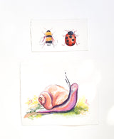 The Curious Snail // Original Painting