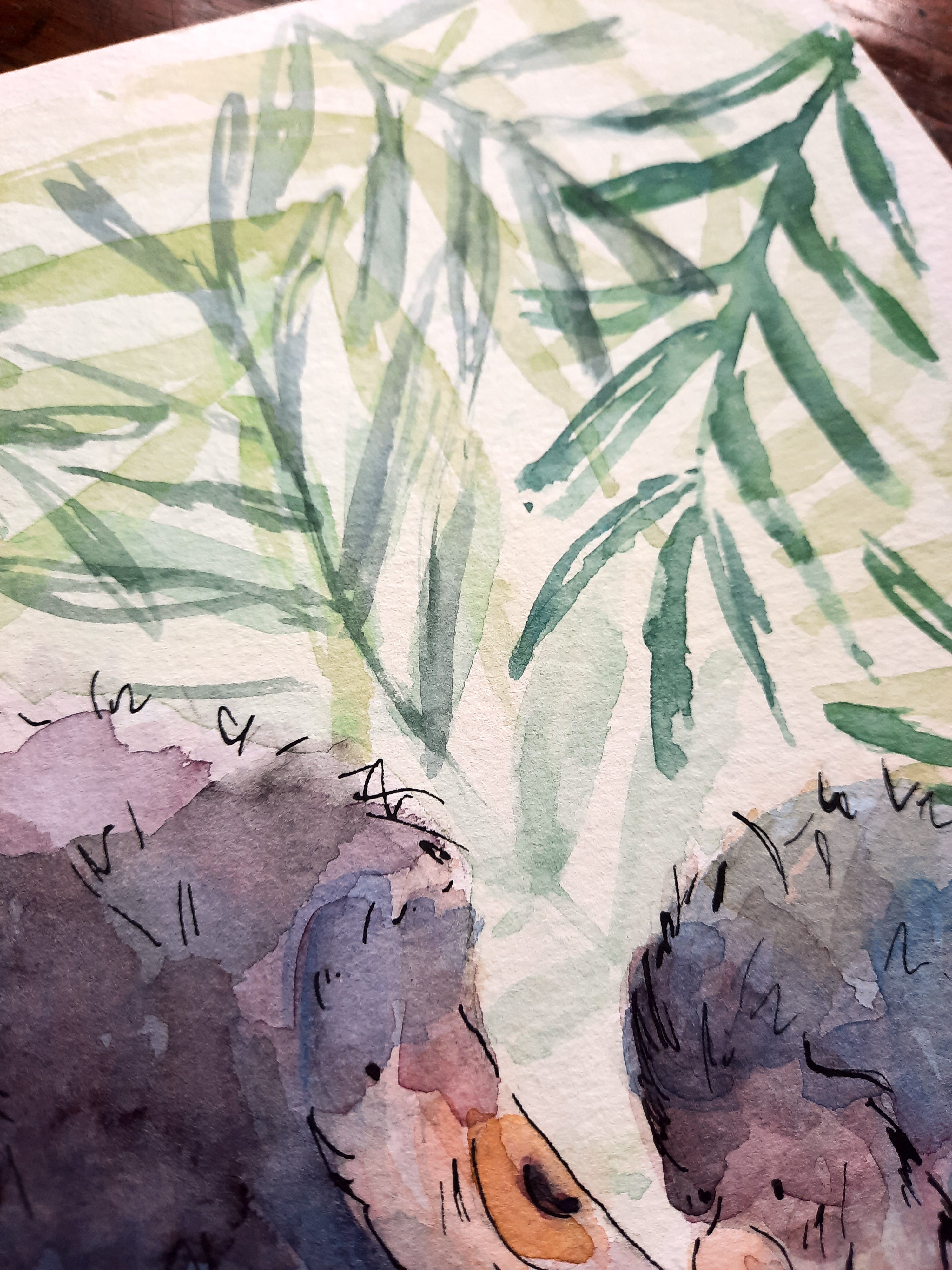 Gorillas Original Painting