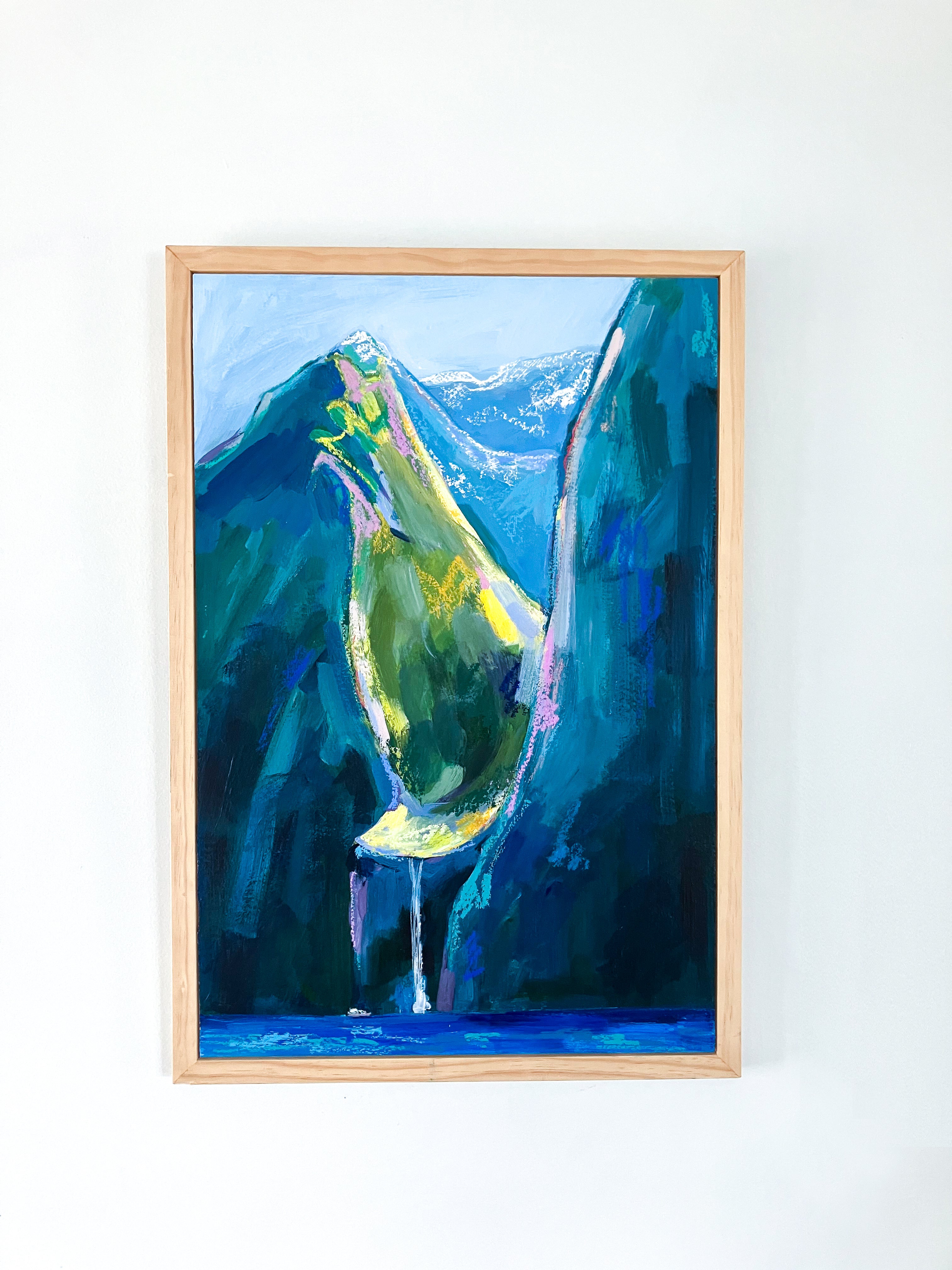 Under the Falls / / original painting