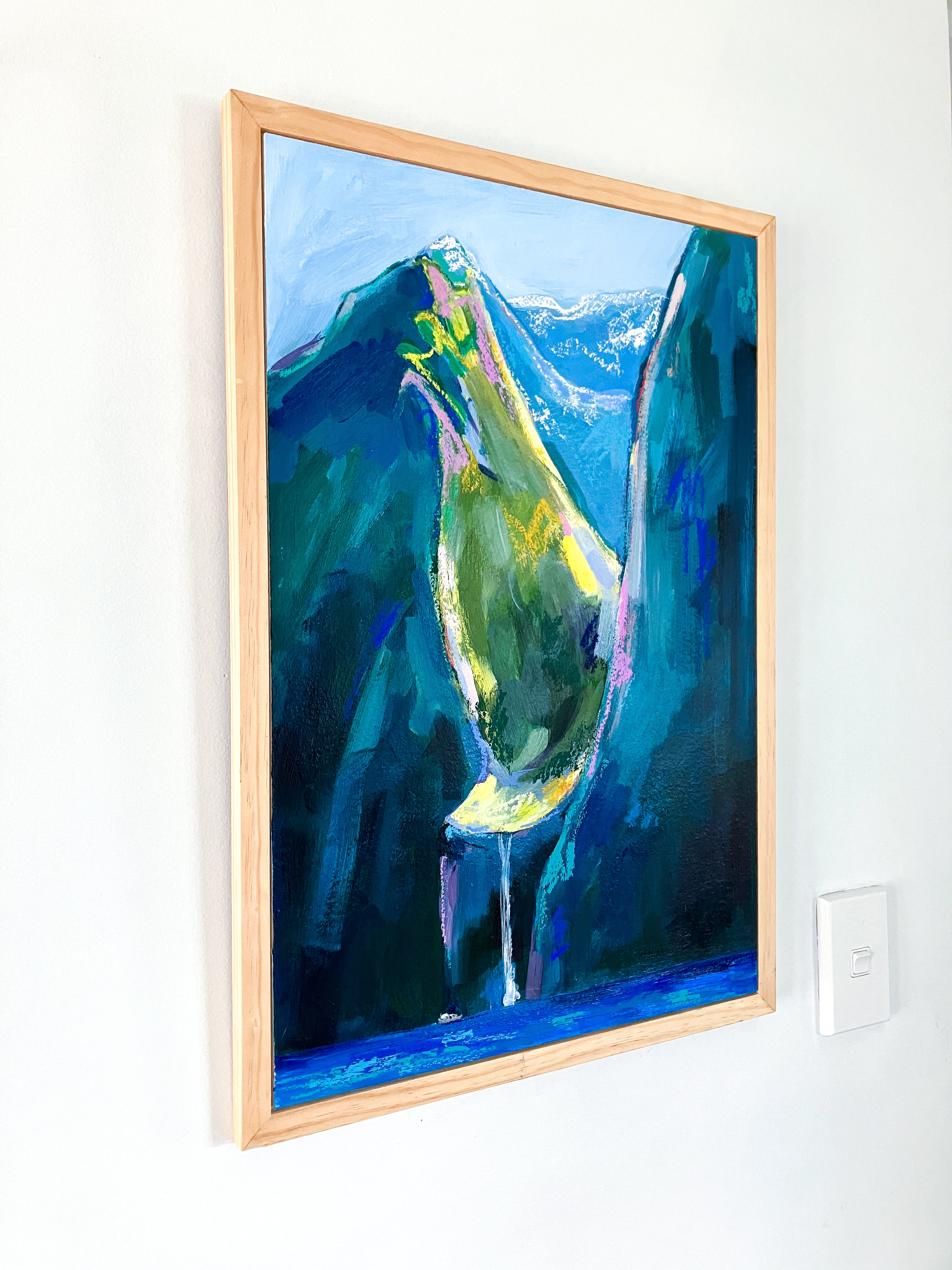 Under the Falls / / original painting
