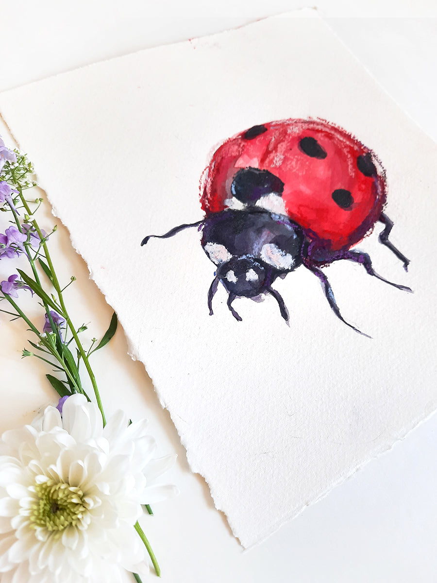 Ladybird Luck // Original Painting