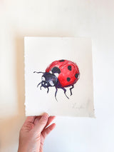 Ladybird Luck // Original Painting