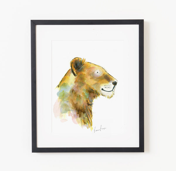 Lola the lioness - Raewyn Pope Illustration