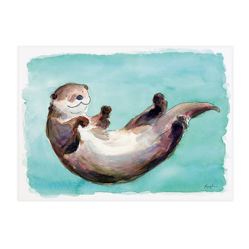 Osmond the Otter - Raewyn Pope Illustration