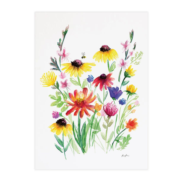 Summer wildflowers in bloom - Raewyn Pope Illustration