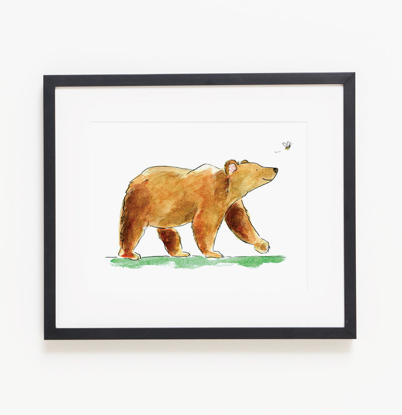 Benji the Bear - Raewyn Pope Illustration