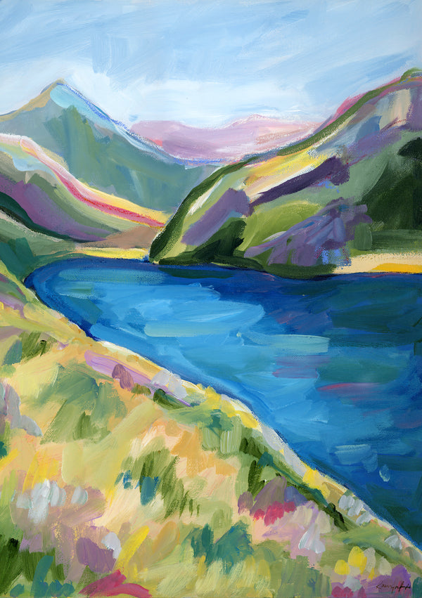 Above Lake Harris  //  Canvas Art Print