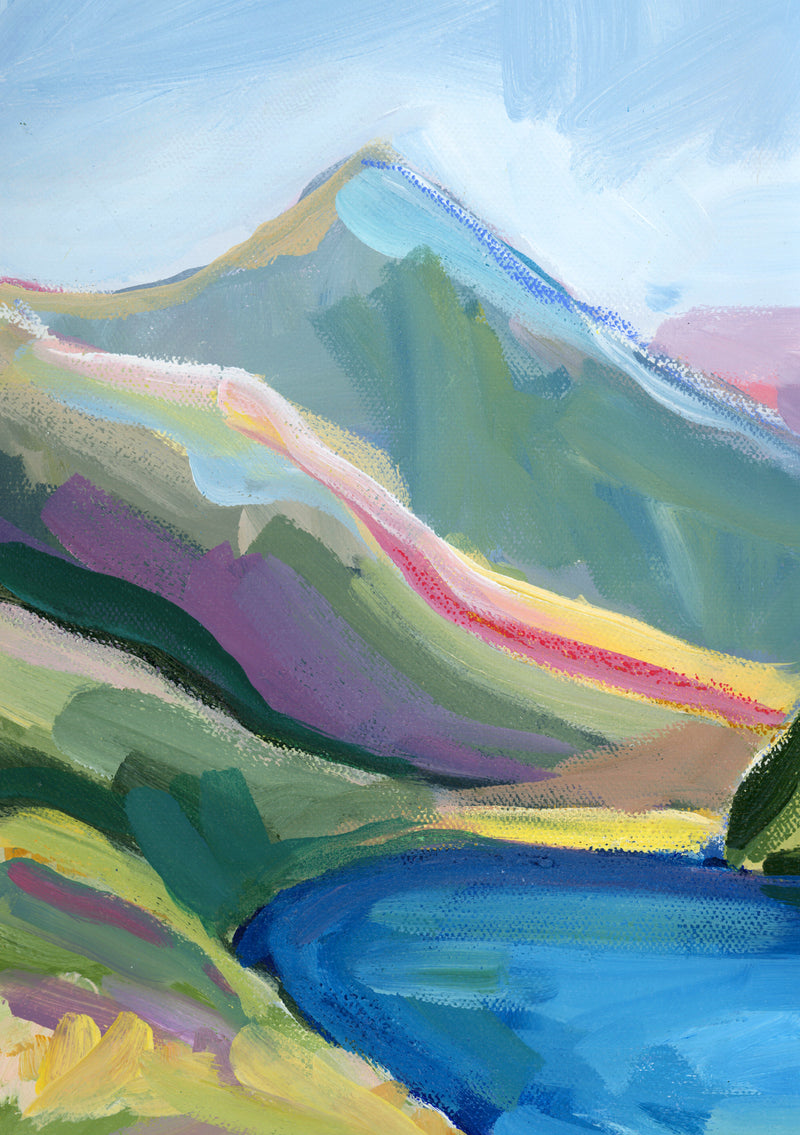 Above Lake Harris  //  Canvas Art Print